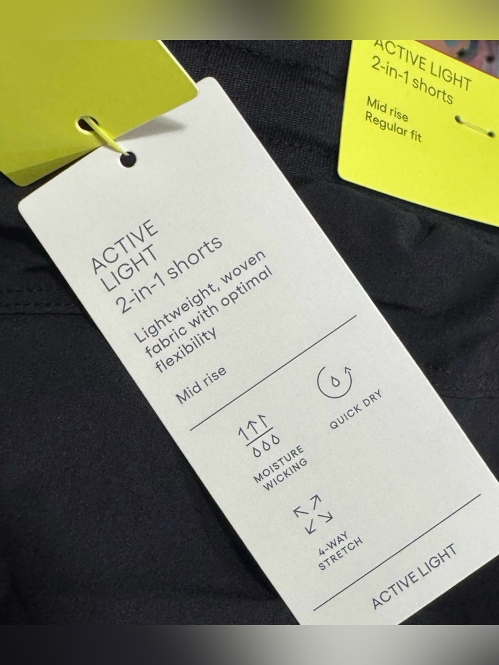 All In Motion Black Short Bundle Sz L 10/12 NWT - 2 Shorts - Picture 4 of 4